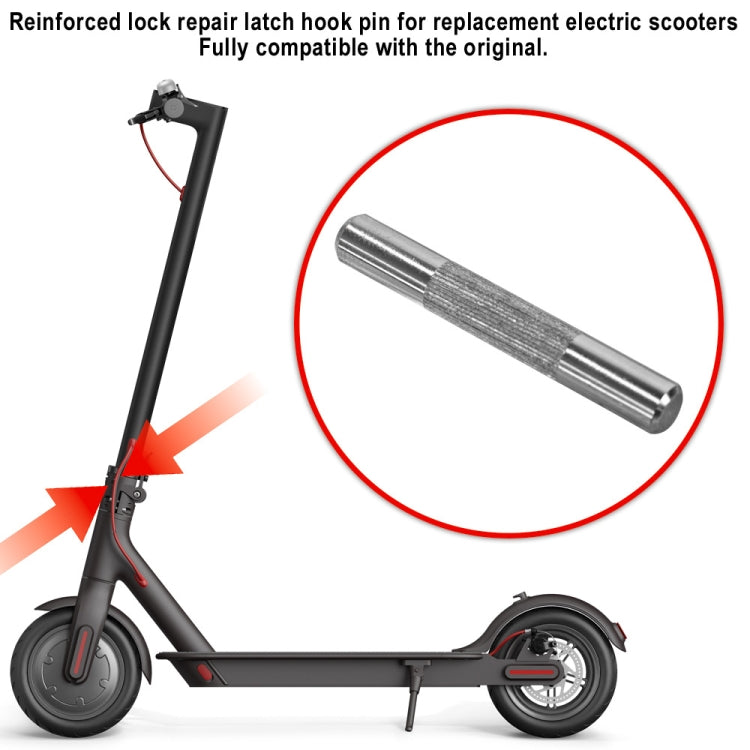 For Xiaomi M365 / Pro Electric Skateboard Folding Hook Dowel(Silver) - Accessories & Parts by buy2fix | Online Shopping UK | buy2fix