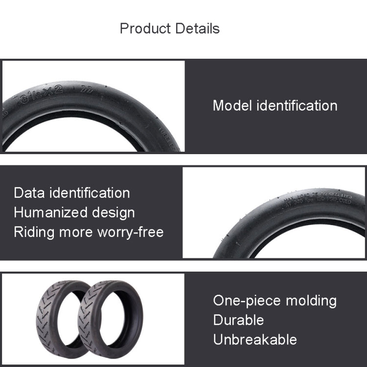 For Xiaomi M365 / Pro Electric Scooter Inner Tire+Outer Tire(Black) - Accessories & Parts by buy2fix | Online Shopping UK | buy2fix