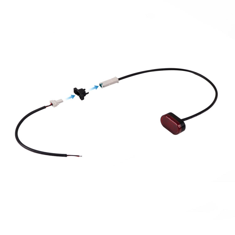 For Xiaomi M365 / PRO Rear Gear Tail Light+Buckle+Battery Connection Line(Black) - Accessories & Parts by buy2fix | Online Shopping UK | buy2fix