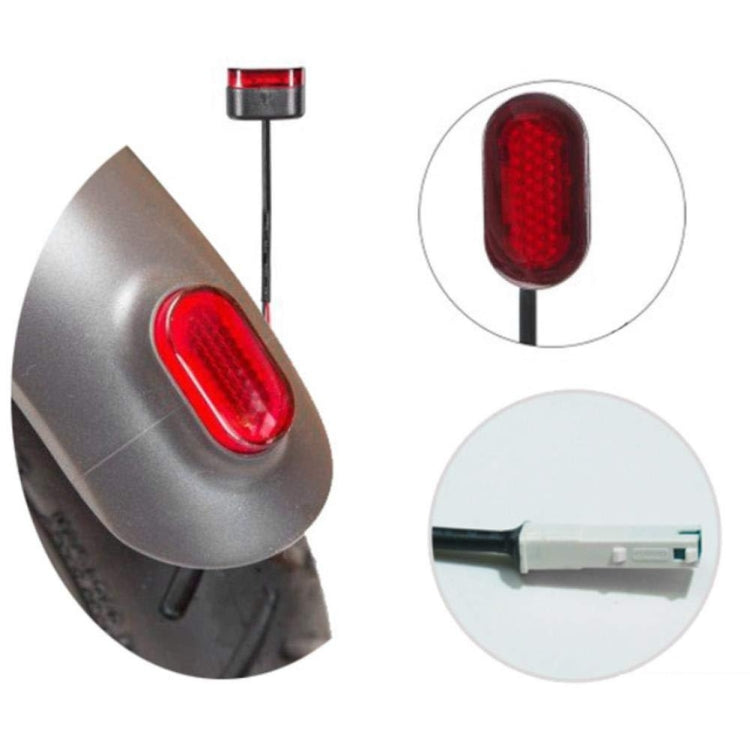 For Xiaomi M365 / PRO Rear Gear Tail Light+Buckle+Battery Connection Line(Black) - Accessories & Parts by buy2fix | Online Shopping UK | buy2fix