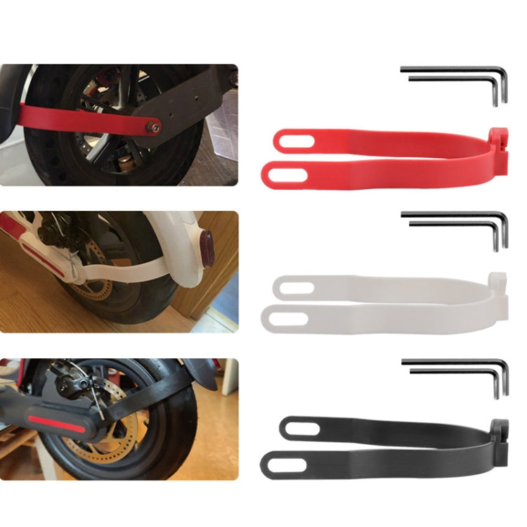 For Xiaomi Mijia M365 Scooter Bracket Accessories Rear Fender Shock Absorbing Bracket(Red) - Accessories & Parts by buy2fix | Online Shopping UK | buy2fix