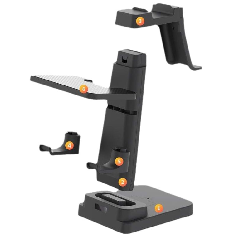 VR Head Display All-In-One Machine Handle Bracket For PICO4/Meta Quest/ Rift S/HTC(Black) - VR Accessories by buy2fix | Online Shopping UK | buy2fix