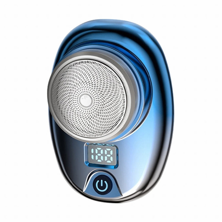 Portable Digital Razor Mini Washable Electric Shaver(Gradient Blue) - Shavers & Accessories by buy2fix | Online Shopping UK | buy2fix