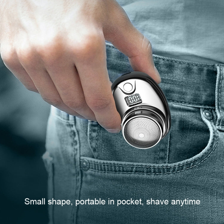 Portable Digital Razor Mini Washable Electric Shaver(Gradient Blue) - Shavers & Accessories by buy2fix | Online Shopping UK | buy2fix