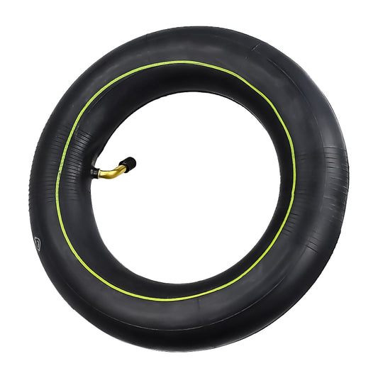 10 x 2.5/2.75 Electric Scooter 45 Degree Valve Thickened Inner Tube(Yellow Stripes) - Accessories & Parts by buy2fix | Online Shopping UK | buy2fix