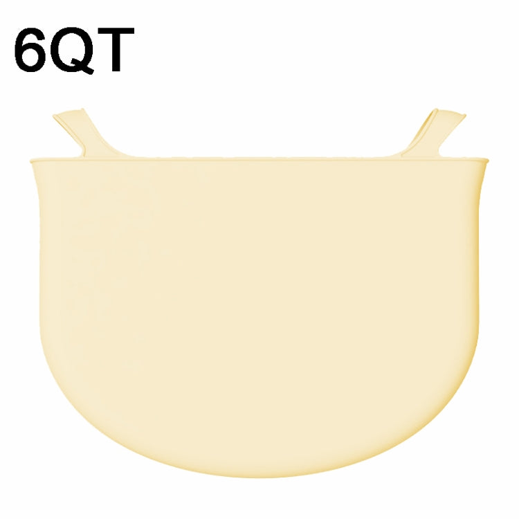 6QT Silicone Slow Cooke Liners Reusable Leakproof Crock Pot Liners(Yellow) - Cooktop Parts by buy2fix | Online Shopping UK | buy2fix