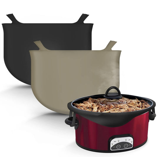 6QT Silicone Slow Cooke Liners Reusable Leakproof Crock Pot Liners(Pink) by buy2fix