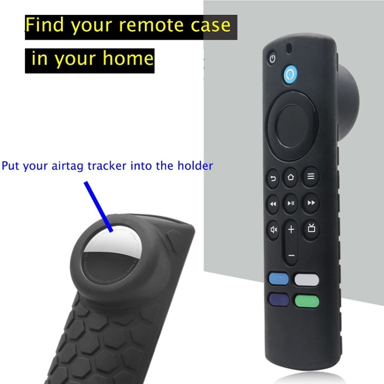 2pcs Remote Control Case For Amazon Fire TV Stick 2021 ALEXA 3rd Gen With Airtag Holder(Mint Green) - Remote Control Covers by buy2fix | Online Shopping UK | buy2fix