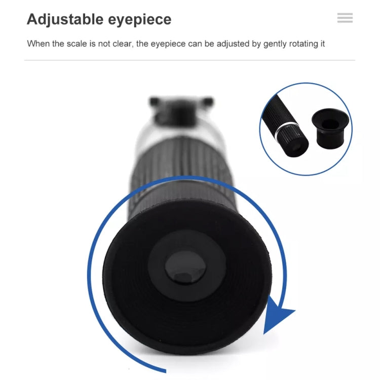 RF001BX With Plastic box Handheld Refractometer Fruit Sugar Meter Brix Tester 0-32 Measuring Range - Digital Refractometer by buy2fix | Online Shopping UK | buy2fix
