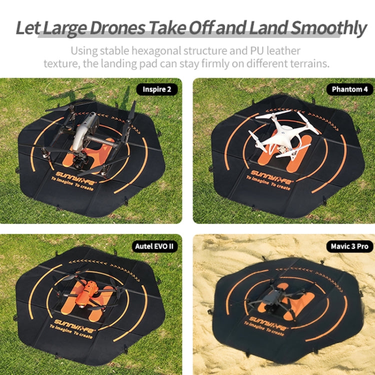 Sunnylife TJP10 110cm Hexagonal Double-Sided Folding With Ground Spikes Drone Universal Apron by Sunnylife