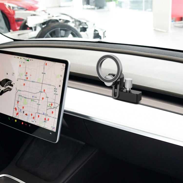 For Tesla Model 3/Y Air Vent Magnetic Mobile Phone Holder With Magnetic Ring - Special Car Holders by buy2fix | Online Shopping UK | buy2fix
