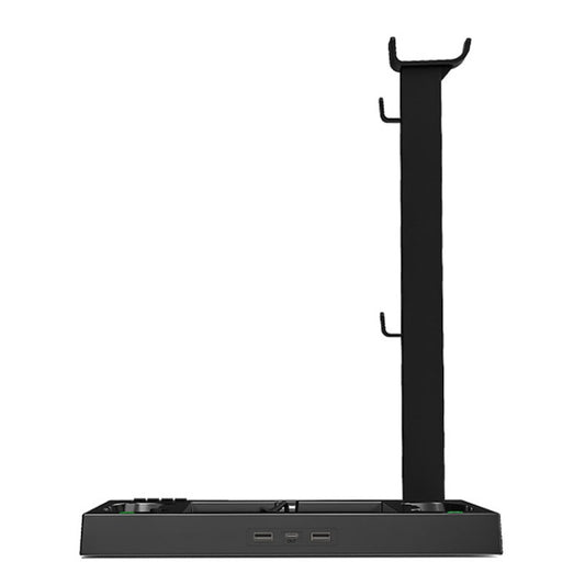 Iplay HBX-274 for Xbox Series X Host Multifunctional Heat Dissipation Base with Gamepad Double Charger(Black) by iplay