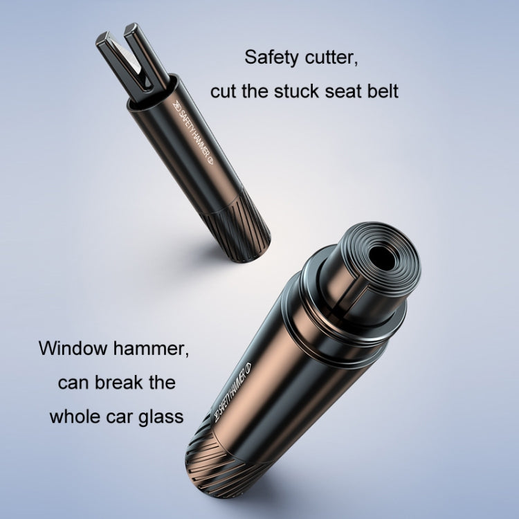 Vehicle-Mounted Multifunctional Broken Window Escape Safety Hammer(Black) - Emergency Hammer by buy2fix | Online Shopping UK | buy2fix