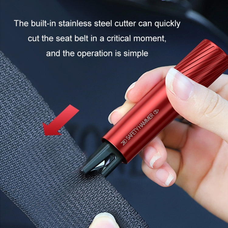 Vehicle-Mounted Multifunctional Broken Window Escape Safety Hammer(Black) - Emergency Hammer by buy2fix | Online Shopping UK | buy2fix