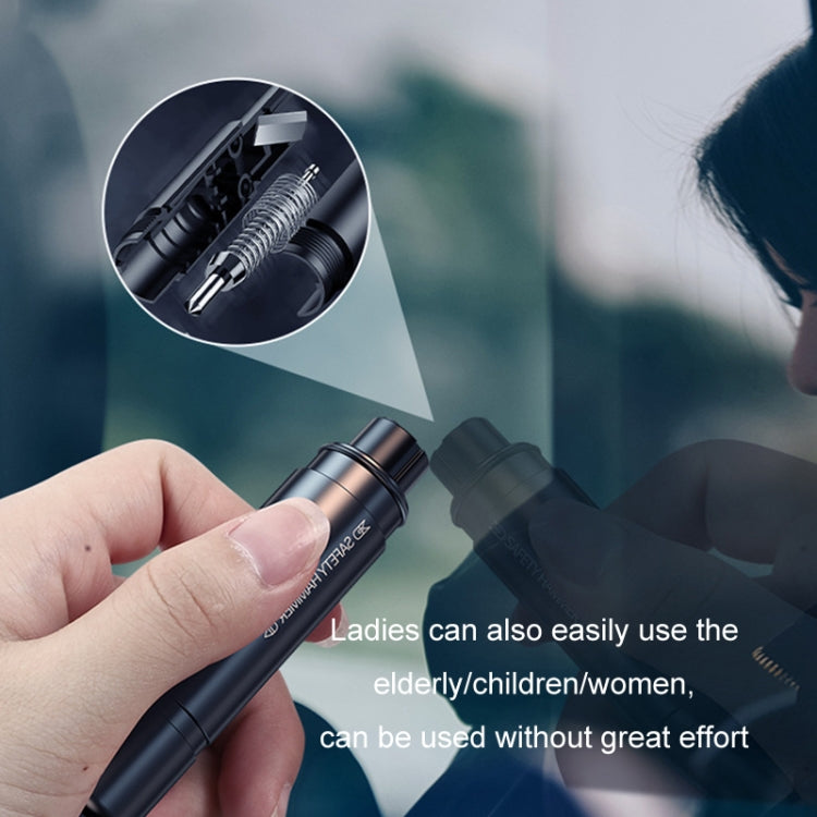 Vehicle-Mounted Multifunctional Broken Window Escape Safety Hammer(Black) - Emergency Hammer by buy2fix | Online Shopping UK | buy2fix
