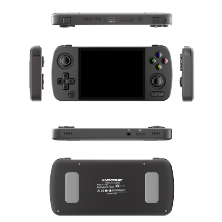ANBERNIC RG405M Handheld Game Console 4 Inch IPS Touch Screen Aluminum Alloy Android 12 System 128G+256G 4000+Games(Black) - Pocket Console by ANBERNIC | Online Shopping UK | buy2fix