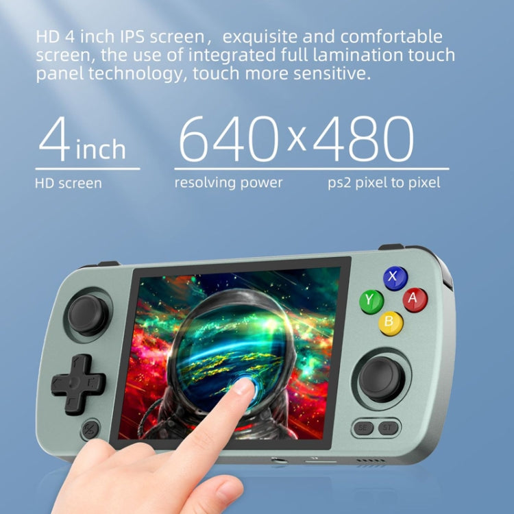 ANBERNIC RG405M Handheld Game Console 4 Inch IPS Touch Screen Aluminum Alloy Android 12 System 128G+256G 4000+Games(Black) - Pocket Console by ANBERNIC | Online Shopping UK | buy2fix