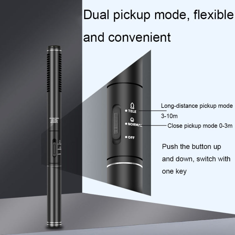 28cm Smart Noise Reduction Live Sound Card Computer Microphone Phone Camera News Interview Microphone - Microphone by buy2fix | Online Shopping UK | buy2fix