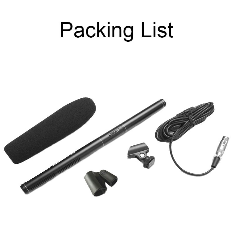 28cm Smart Noise Reduction Live Sound Card Computer Microphone Phone Camera News Interview Microphone - Microphone by buy2fix | Online Shopping UK | buy2fix