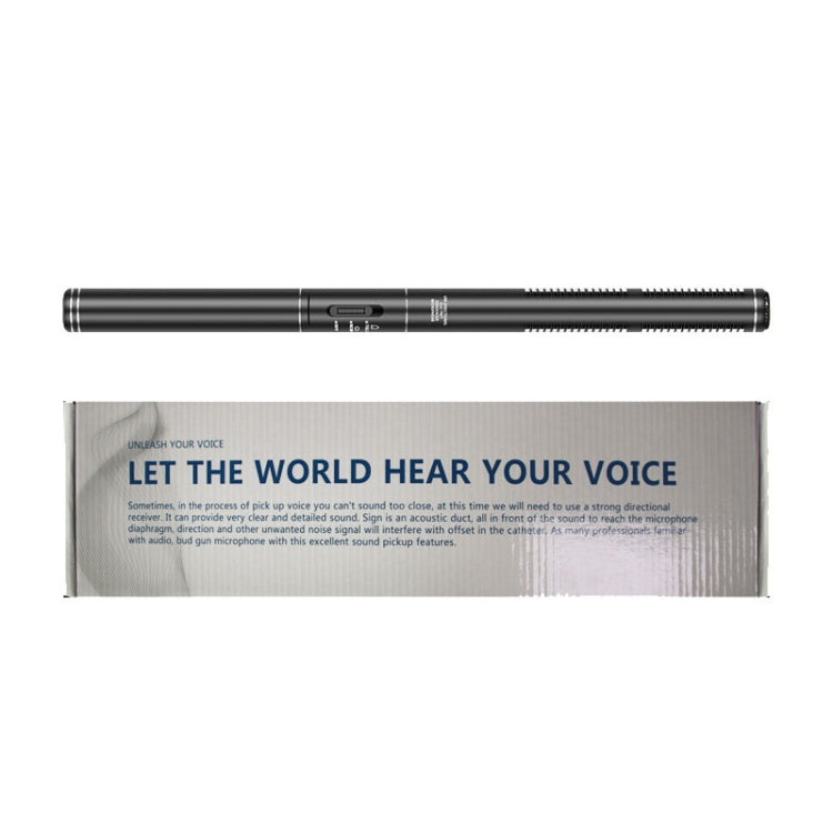 28cm Smart Noise Reduction Live Sound Card Computer Microphone Phone Camera News Interview Microphone - Microphone by buy2fix | Online Shopping UK | buy2fix