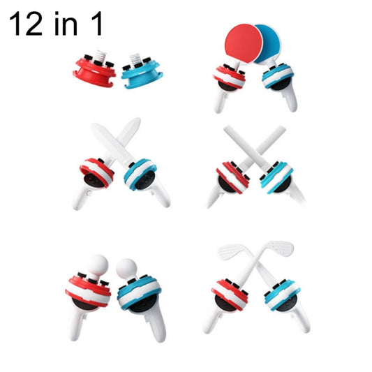 iplay for Meta Quest Controller Grip Set(12 in 1) - VR Accessories by buy2fix | Online Shopping UK | buy2fix