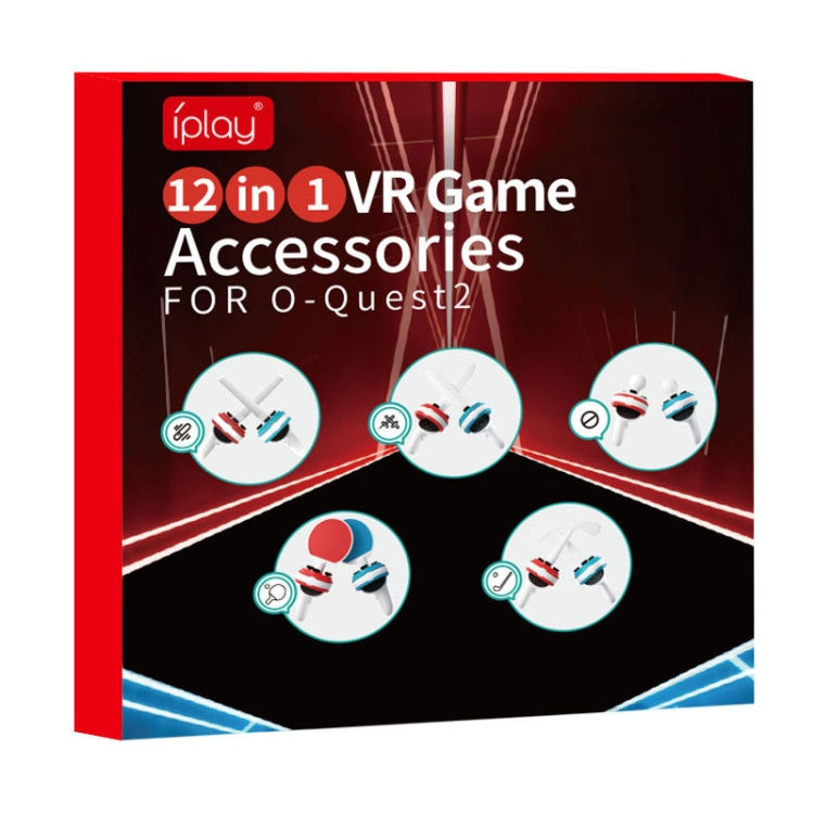 iplay for Meta Quest Controller Grip Set(12 in 1) - VR Accessories by buy2fix | Online Shopping UK | buy2fix