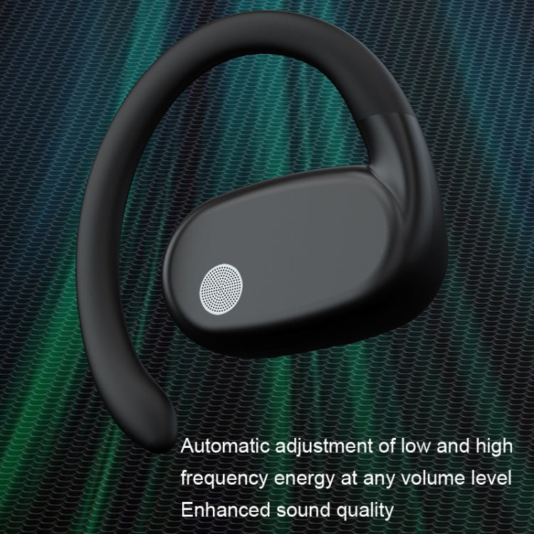 Hanging Ear External Sound Single Ear Stereo Bluetooth Earphone(Black) - Bluetooth Earphone by buy2fix | Online Shopping UK | buy2fix