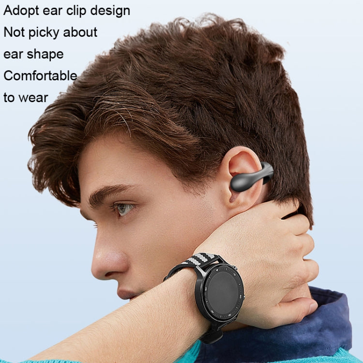 Single Ear Bone Conduction Bluetooth Earphone In-Ear Wearable Running Sports Mini(Black) - Bluetooth Earphone by buy2fix | Online Shopping UK | buy2fix