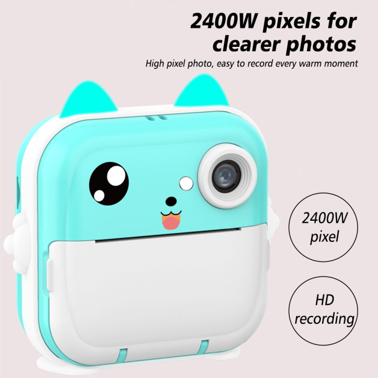 Children Instant Camera Mini Thermal HD Printer Video Photo Digital Camera, Spec: Standard Blue - Children Cameras by buy2fix | Online Shopping UK | buy2fix