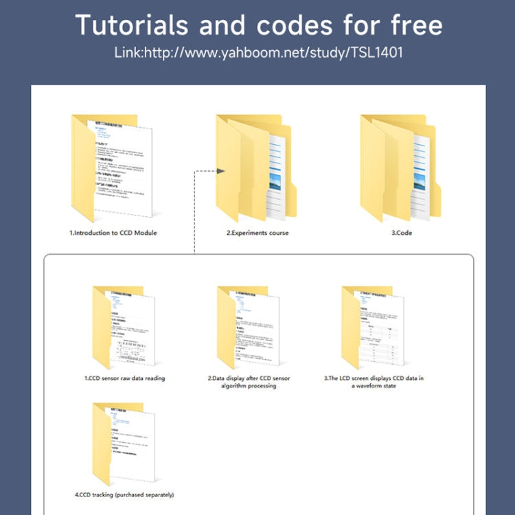 Yahboom Single Column CCD Camera Module Linear Array Sensor, Model: TSL1401+Bracket by Yahboom