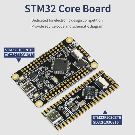 Yahboom MCU RCT6 Development Board STM32 Experimental Board ARM System Core Board, Specification: APM32E103RET6 by Yahboom