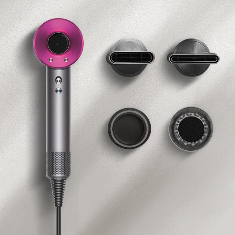 For Dyson Hair Dryer No-punch Bathroom Wall Mounted Magnetic Blower Holder Nozzle Storage Hanger by buy2fix