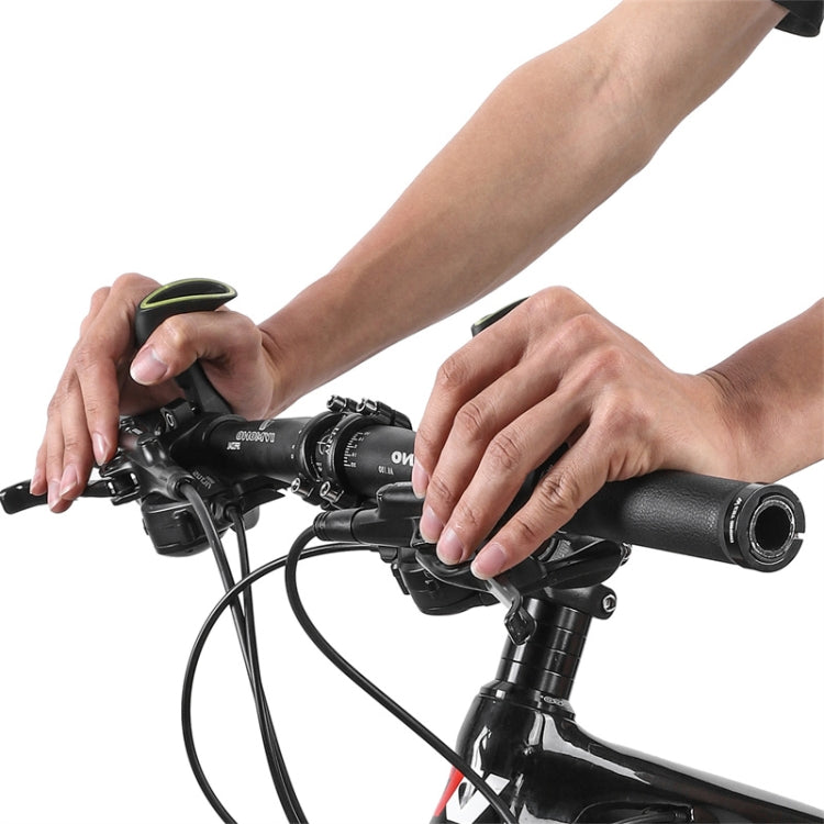 WEST BIKING Bike Cow Horns Fluorescent Deputy Handle Riding Equipment(Black) - Bicycle Grips by WEST BIKING | Online Shopping UK | buy2fix