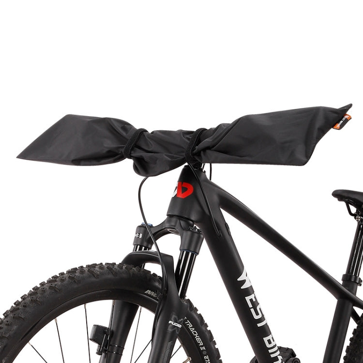 WEST BIKING Bicycle Handlebar Rain & Dust Protection Cover(Black) - Others by WEST BIKING | Online Shopping UK | buy2fix