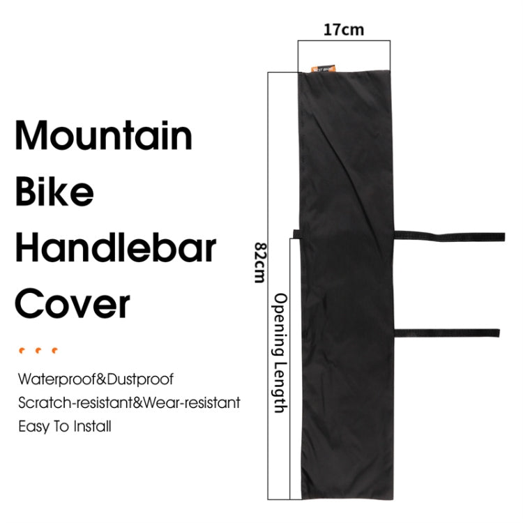 WEST BIKING Bicycle Handlebar Rain & Dust Protection Cover(Black) - Others by WEST BIKING | Online Shopping UK | buy2fix
