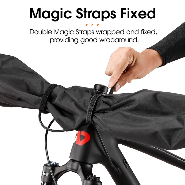 WEST BIKING Bicycle Handlebar Rain & Dust Protection Cover(Black) - Others by WEST BIKING | Online Shopping UK | buy2fix