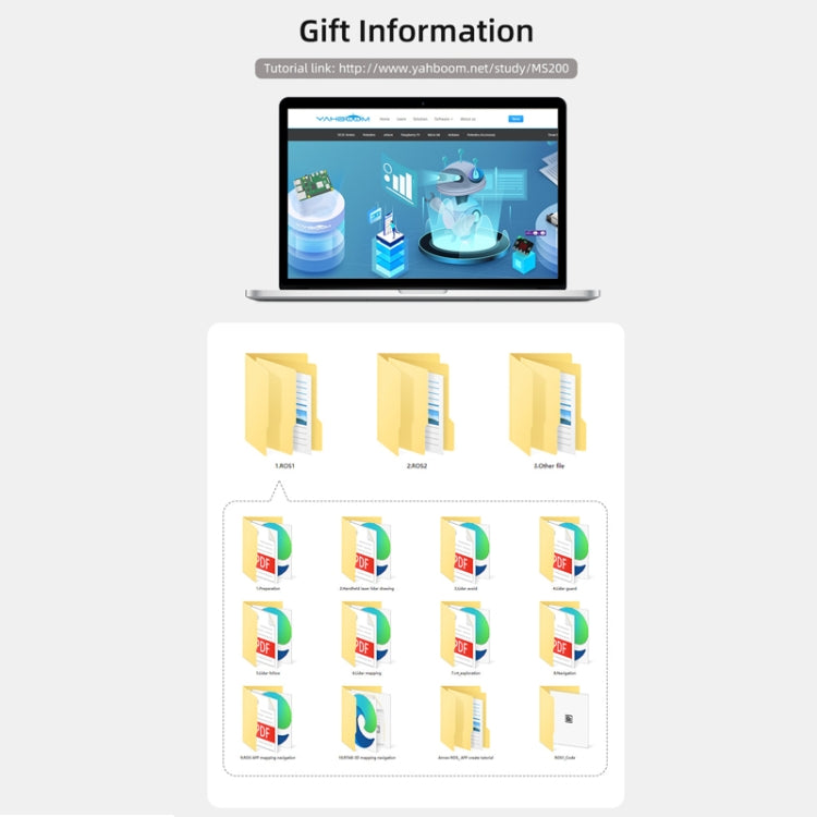 Yahboom Lidar ROS2 Robot SLAM Mapping Navigation Ranging TOF(MS200) by Yahboom