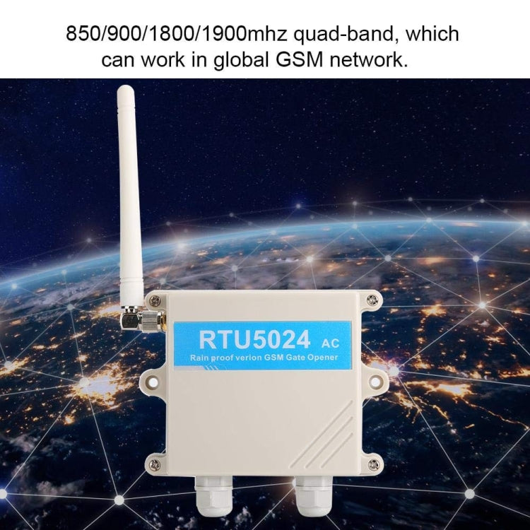 RTU5024 AC100-240V Waterproof Box Version Garage Opener GSM Module - Module by buy2fix | Online Shopping UK | buy2fix