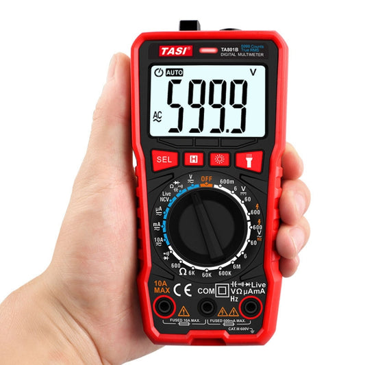 TASI TA801B Automated Manual Integral Digital Multimeter High Precision Digital Display Ammeter - Digital Multimeter by TASI | Online Shopping UK | buy2fix