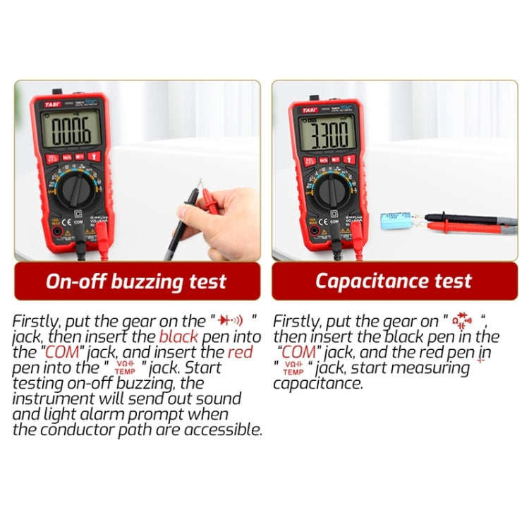 TASI TA801B Automated Manual Integral Digital Multimeter High Precision Digital Display Ammeter by TASI