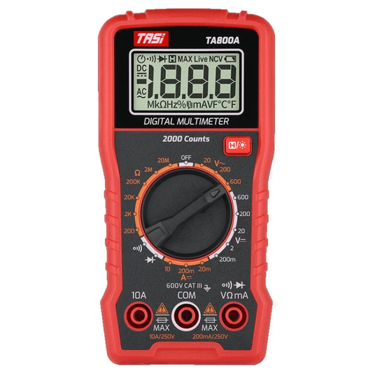 TASI TA800A Universal Meter Digital High Precision Full-Automatic Meter - Digital Multimeter by TASI | Online Shopping UK | buy2fix