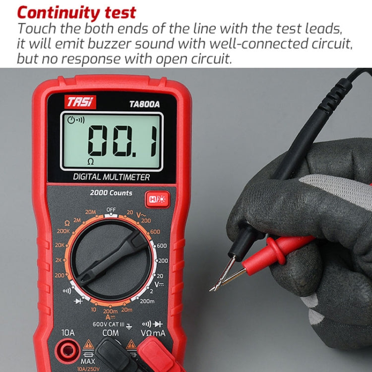 TASI TA800A Universal Meter Digital High Precision Full-Automatic Meter - Digital Multimeter by TASI | Online Shopping UK | buy2fix