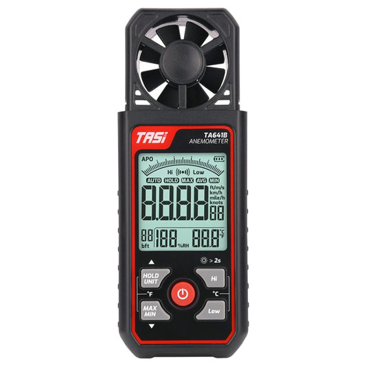 TASI TA641B High Precision Wind Speed Instrument Wind Volume Tester Handheld Wind Speed Meter - Tachometers & Anemometer by TASI | Online Shopping UK | buy2fix