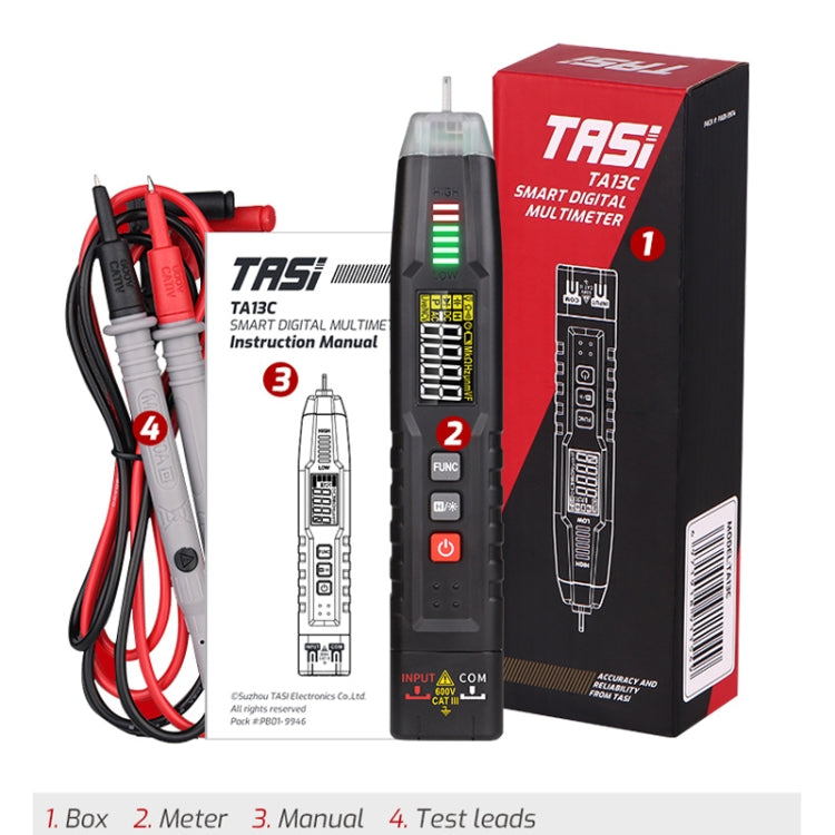 TASI TA13C Smart Pen Multimeter Digital High Precision Compact Portable Multimeter by TASI
