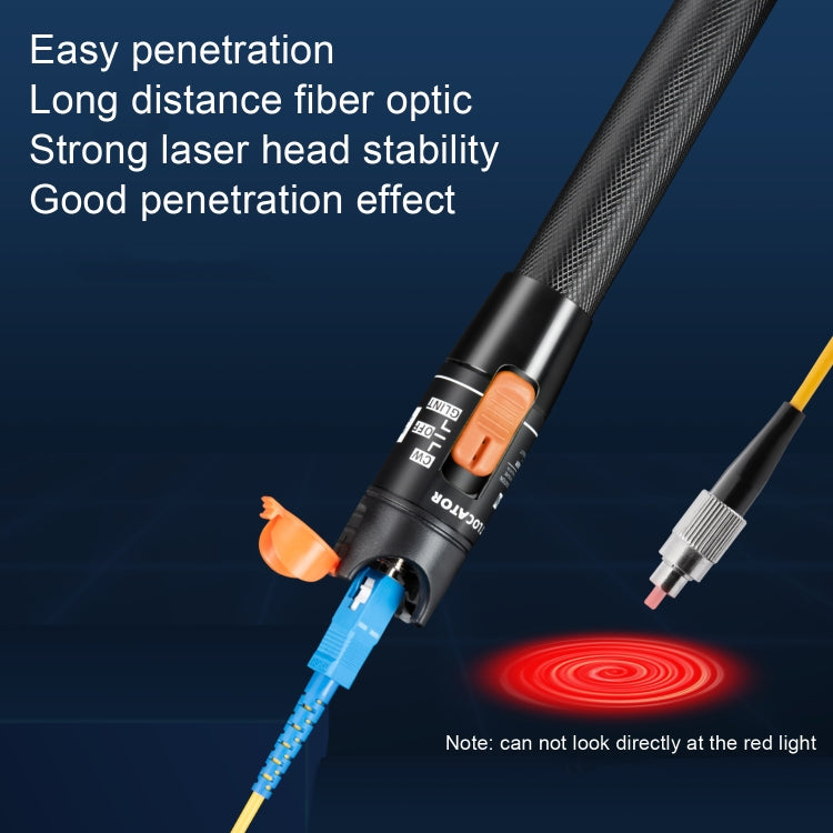 30MW Fiber Red Light Test Pen Red Light Sources Through Optical Pen Optical Fiber Detection - Fiber Optic Test Pen by buy2fix | Online Shopping UK | buy2fix