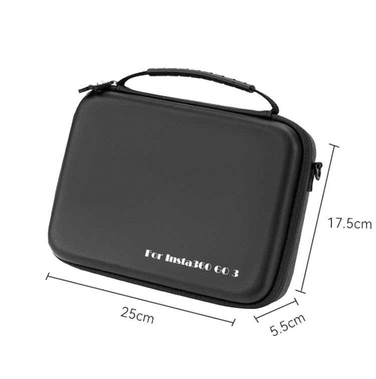 For Insta360 GO 3 XFJI Storage Bag Portable Travel Bag Complete Carrying Case 25.5 x 17.5 x 5.5cm - Case & Bags by XFJI | Online Shopping UK | buy2fix