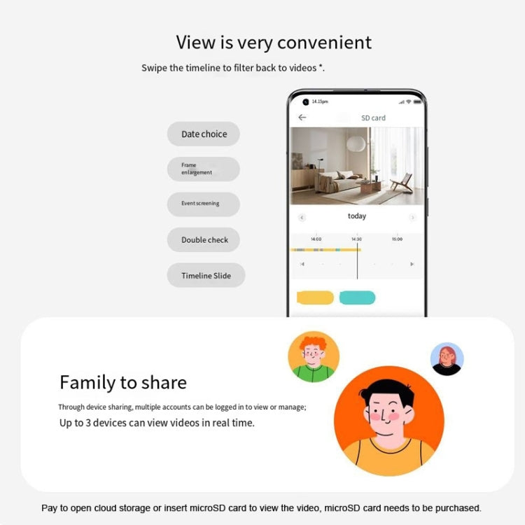 Original Xiaomi Mijia Smart Camera 3 PTZ Version 3K AI Detection Baby Monitor 5MP 360 Degree View Webcam Day & Night Work Infrared Night Vision, With US Plug Adapter(White) - Wireless Camera by Xiaomi | Online Shopping UK | buy2fix
