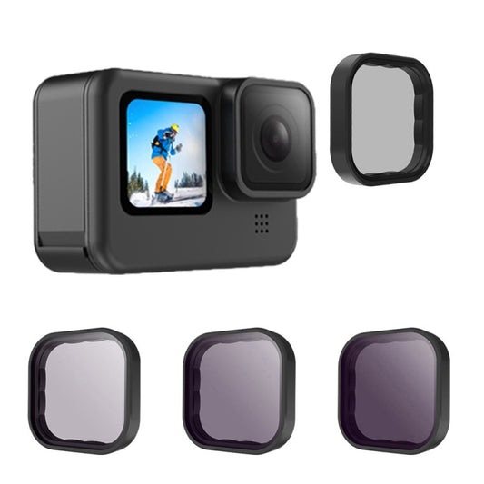 For GoPro Hero11 Black / HERO10 Black / HERO9 Black TELESIN Lens Filter, Spec: ND8/16/32 by TELESIN