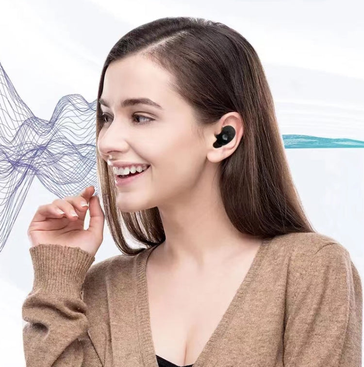 CIC Hearing Aids Rechargeable Invisible Wireless Hearing Aid Sound Amplifier(Black) - Hearing Aids by buy2fix | Online Shopping UK | buy2fix