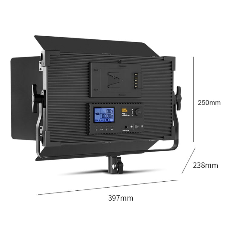 Pixel P45pro High Bright Dual Color Temperature Fill Light 120W Normal Bright Studio Camera Soft Light(A Set With US Plug Adaptor) - by Pixel | Online Shopping UK | buy2fix